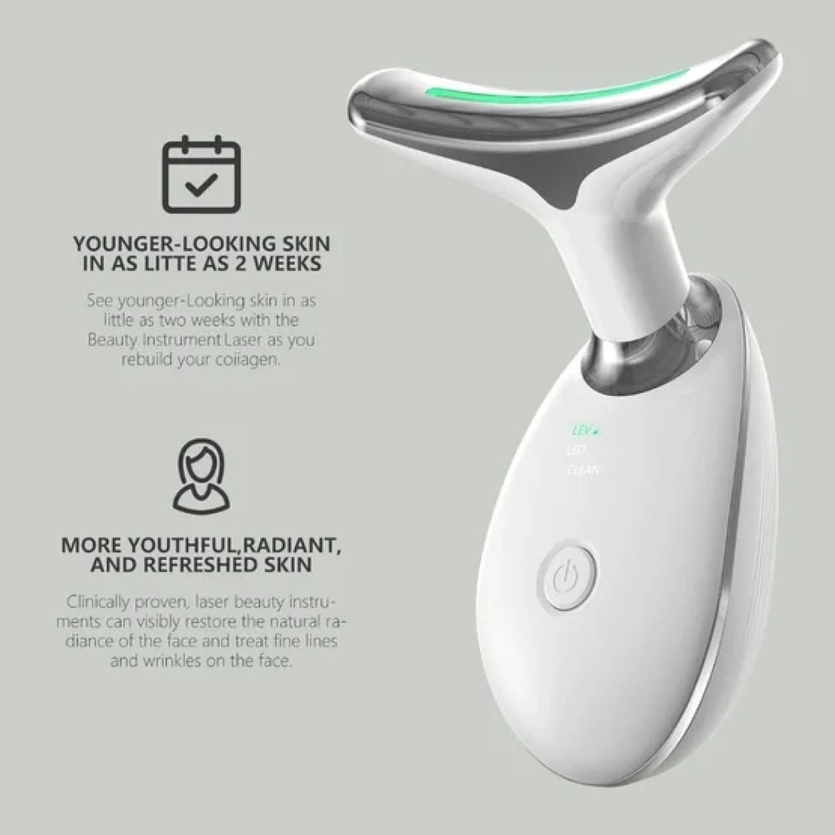 AuraGlow Micro-Current Massager Handset