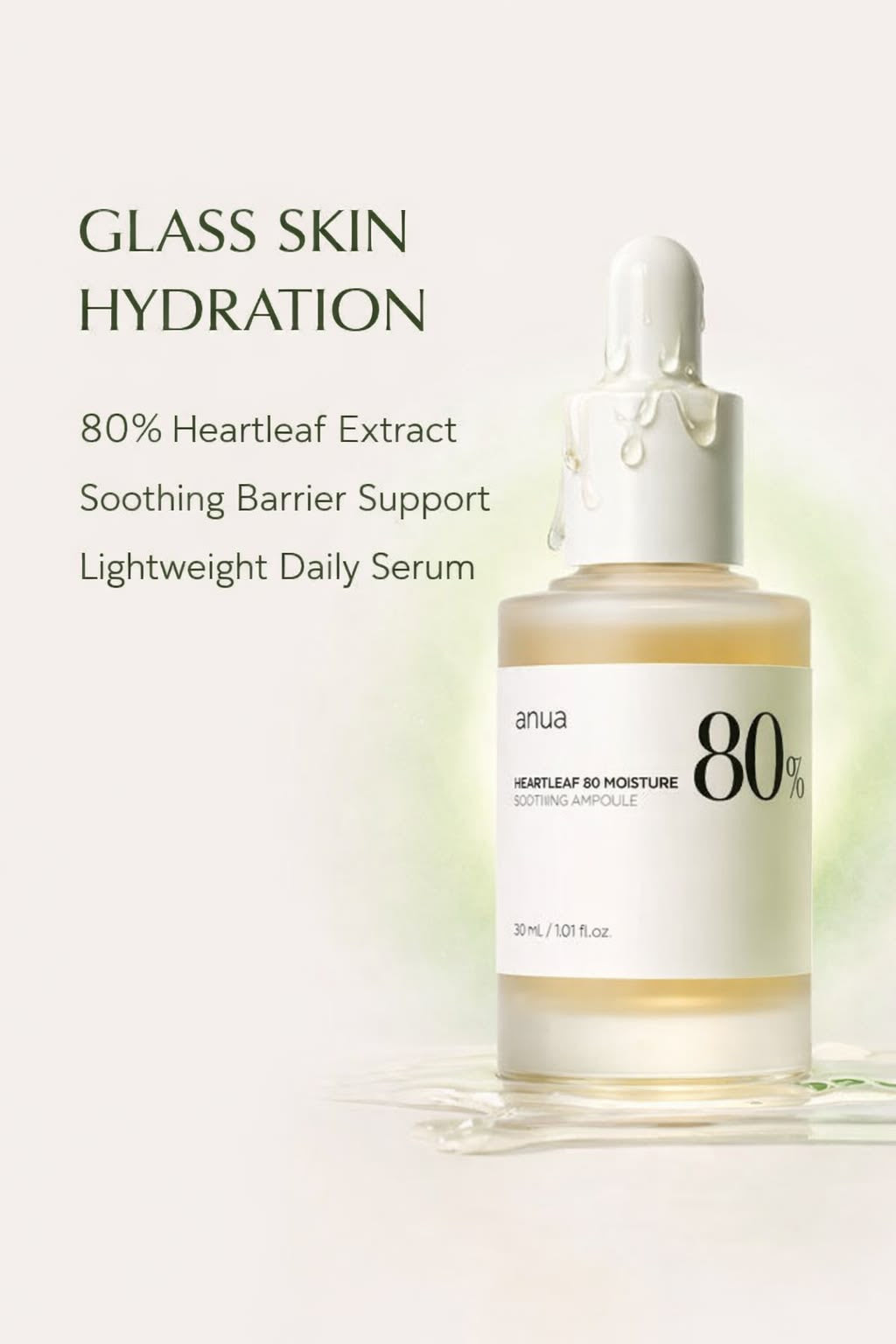 Anua Heartleaf 80 Moister Soothing Ampoul
